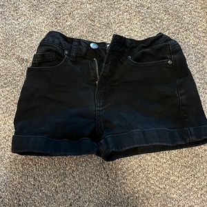 Black shorts jeans
